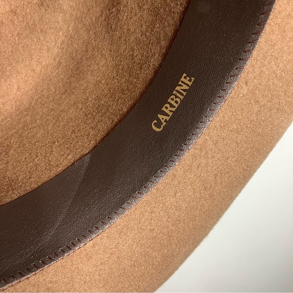 Carbine 100% wool hat with braid trim size 7 - Picture 4 of 5